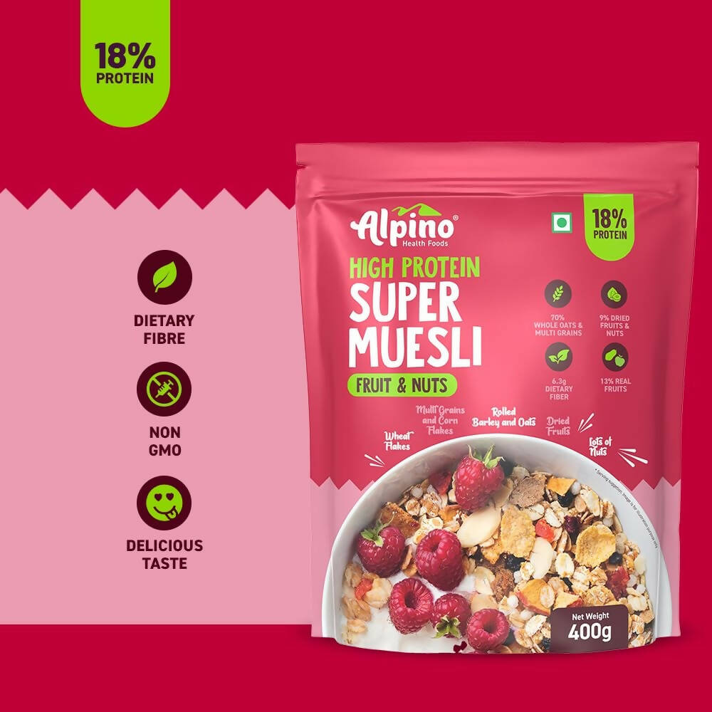 Alpino High Protein Super Muesli Fruit & Nuts