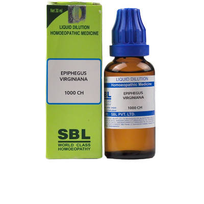 SBL Homeopathy Epiphegus Virginiana Dilution TrueCure