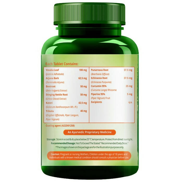 Himalayan Organics Plant Based Lung Detox Tablets