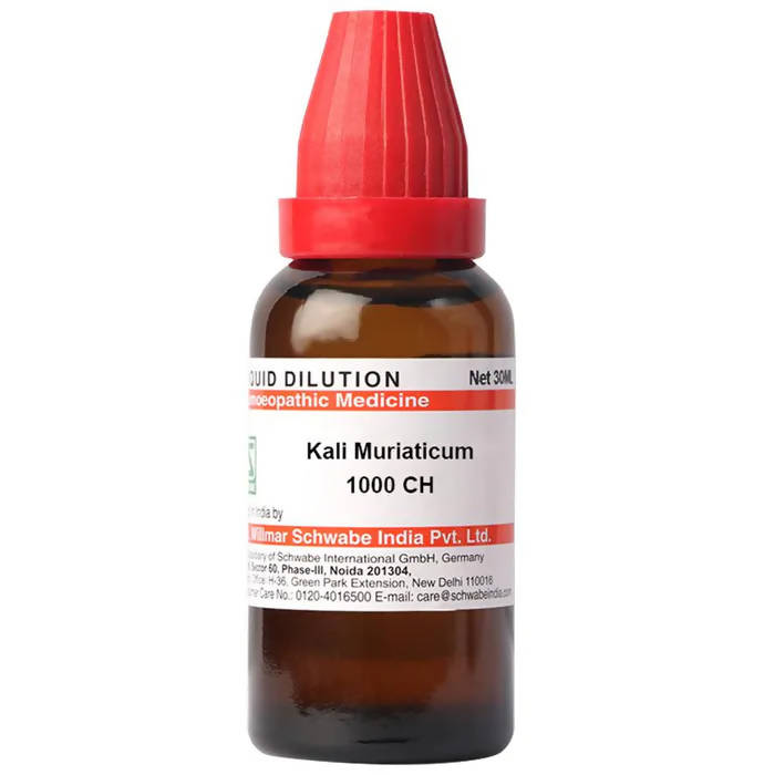 Dr. Willmar Schwabe India Kali Muriaticum Dilution TrueCure