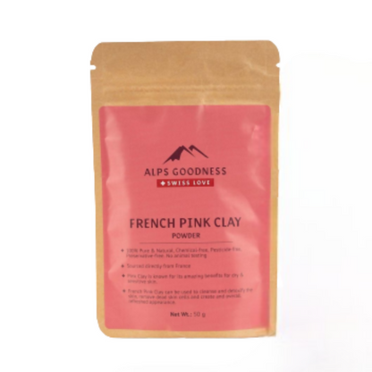 Alps Goodness French Pink Clay Powder 