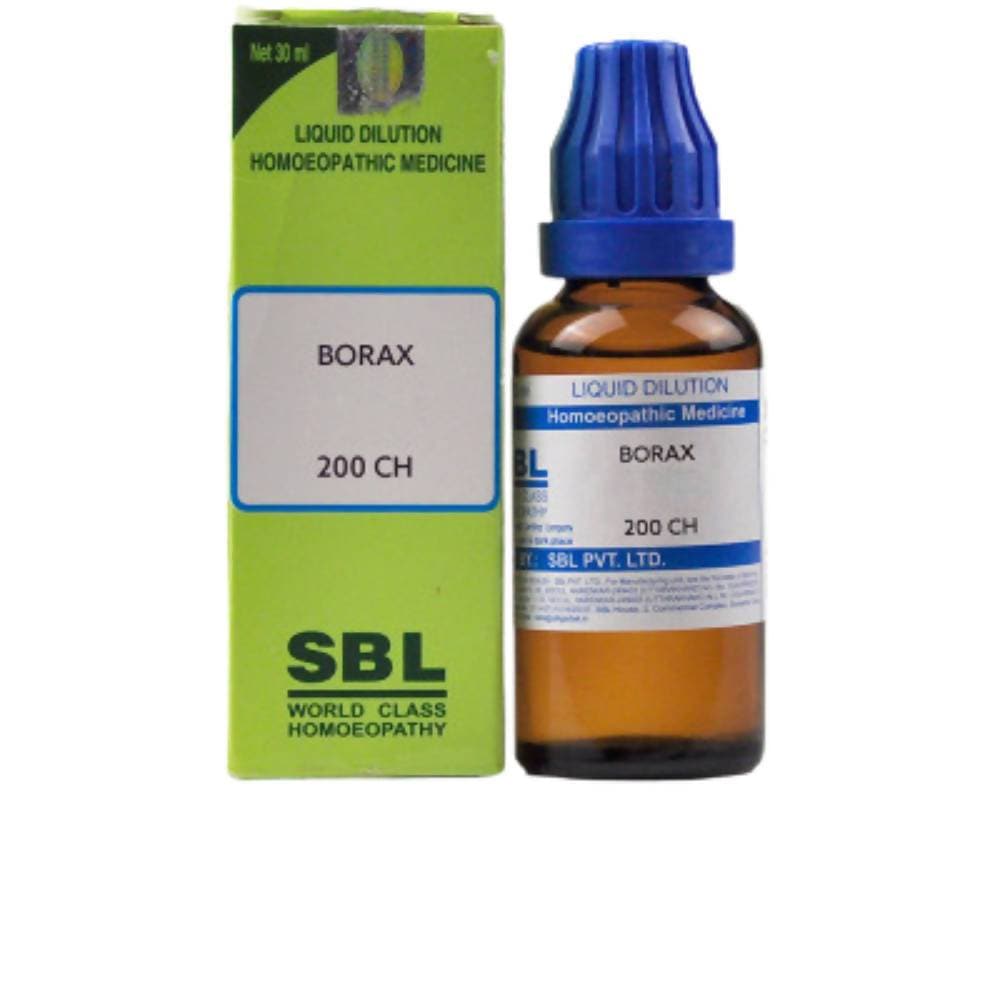 SBL Homeopathy Borax Dilution 200 CH