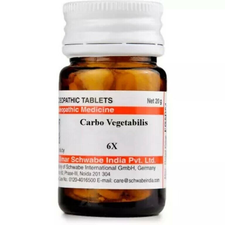 Dr. Willmar Schwabe India Carbo Vegetabilis Trituration Tablets 