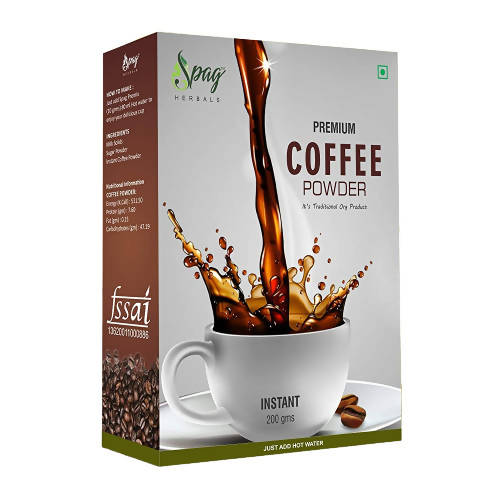 Spag Herbals Premium Instant Chocolate Coffee Powder TrueCure