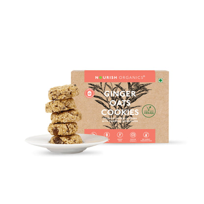 Nourish Organics Ginger Oats Cookies