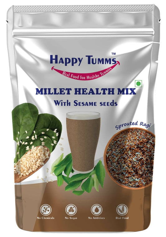 TummyFriendly Foods Organic Millet Health Mix With Sesame Seeds and Curry Leaves, Australia, Canada 