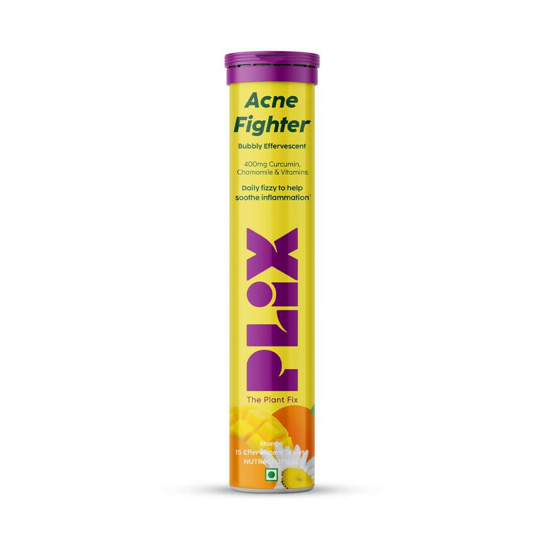 PLIX The Plant Fix Acne Fighter Effervescent Tablets Mango TrueCure