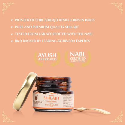 Upakarma Ayurveda Original & Pure SJ Resin Form With Safed Musli