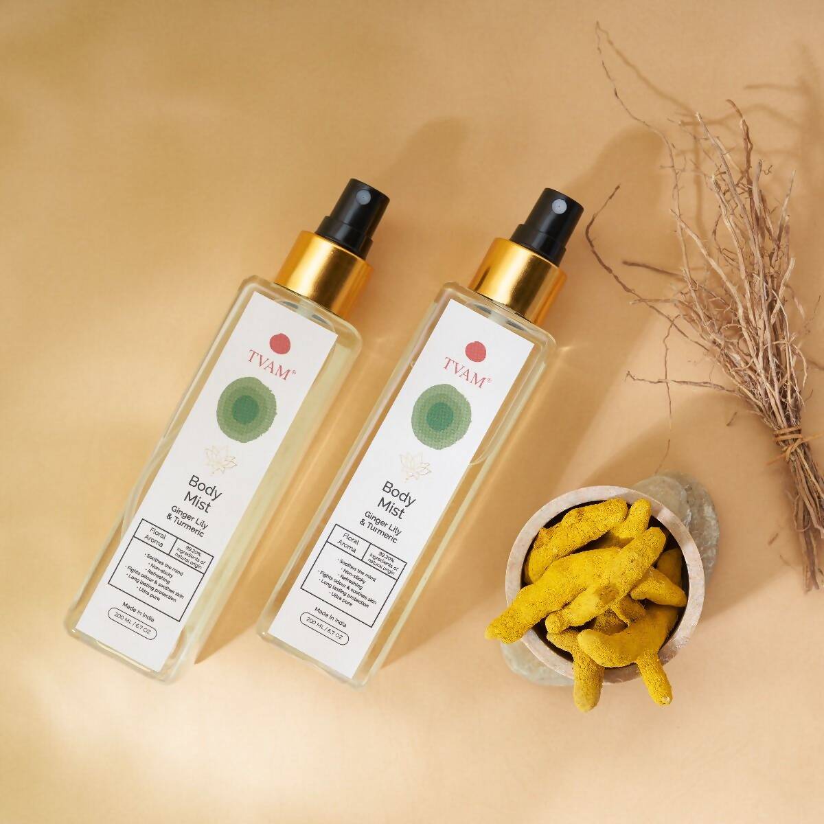 Tvam Body Mist - Ginger Lily & Turmeric