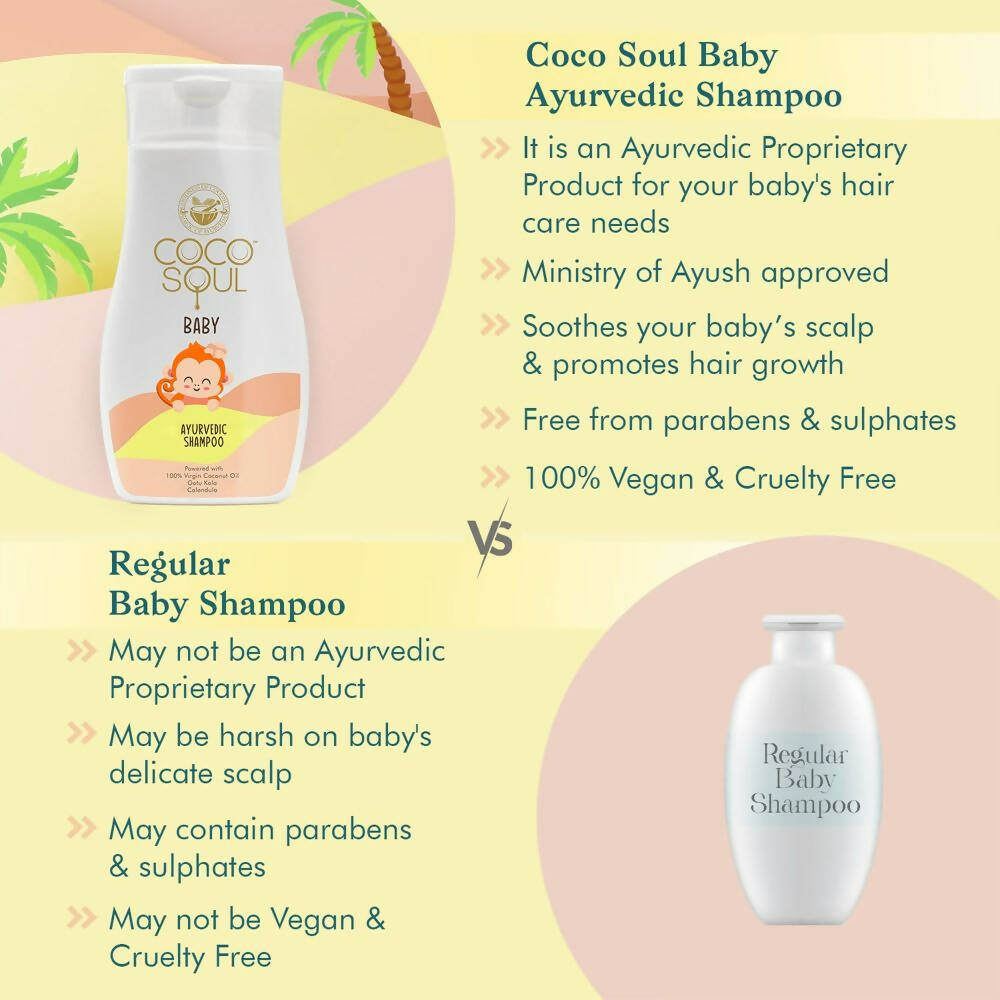 Coco Soul Baby Ayurvedic Shampoo