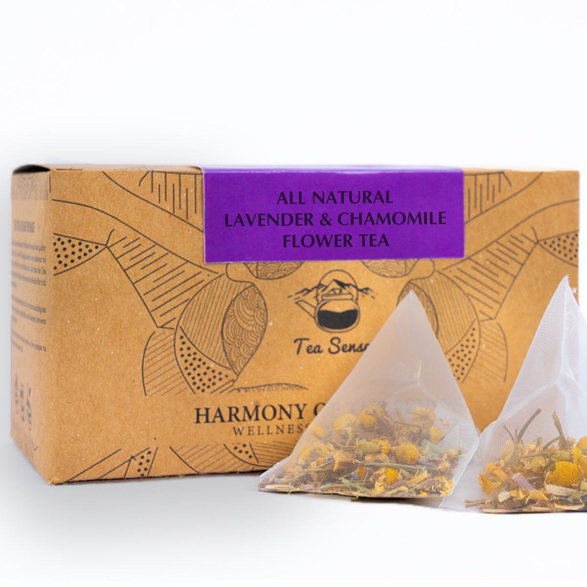 Tea Sense Lavender & Chamomile Tea Bags Box