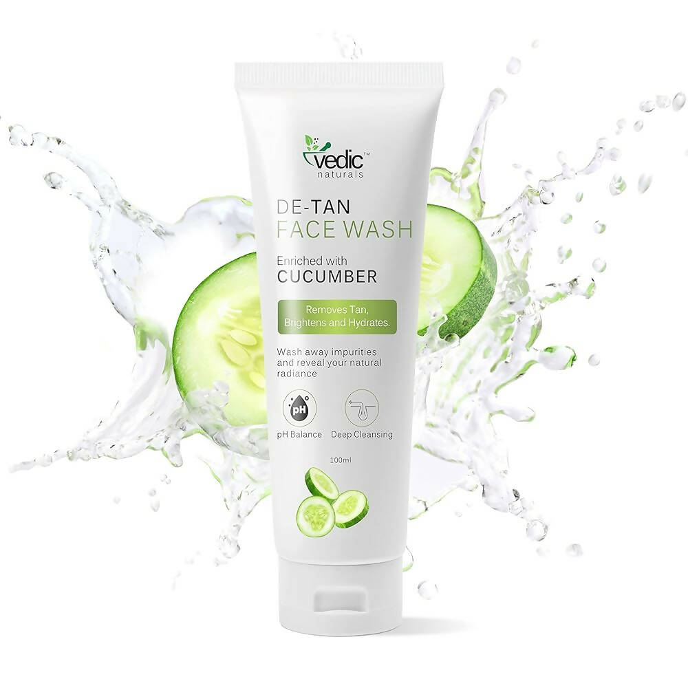 Vedic Naturals Cucumber De Tan Face Wash TrueCureN