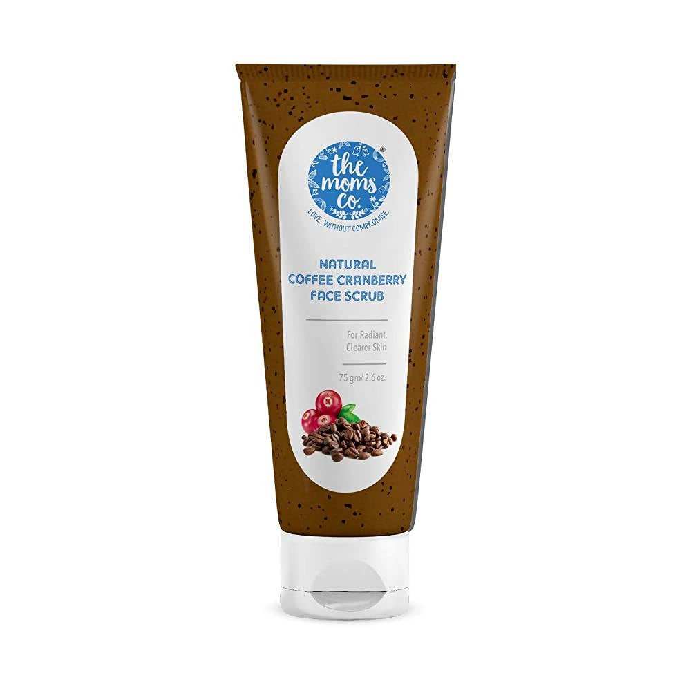 The Moms Co Natural Cranberry Coffee Face Scrub TrueCure