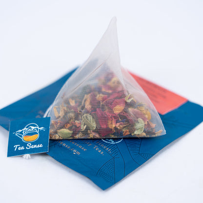 Tea Sense Hibiscus Rose Tea Bags Box