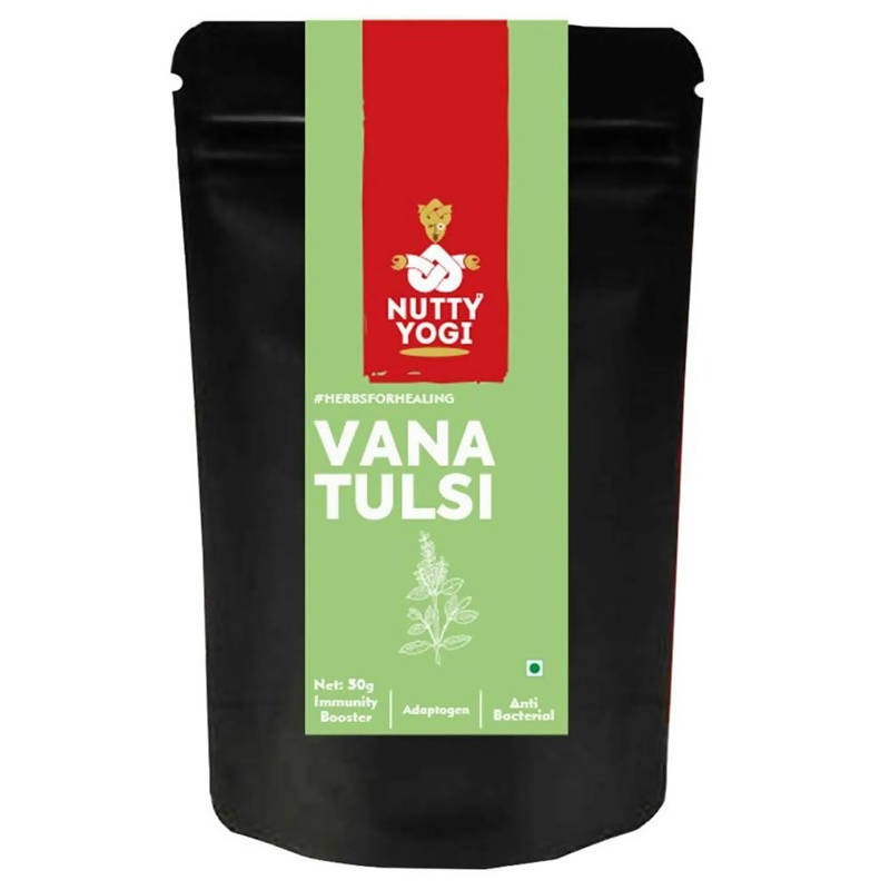 Nutty Yogi Vana Tulsi Dried Leaves (Holy Basil) TrueCure