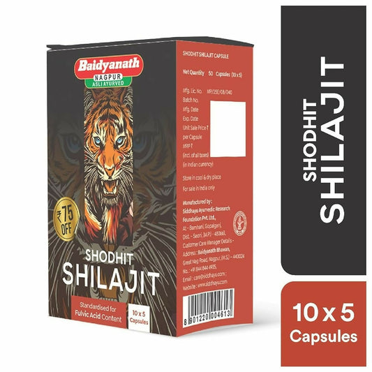 Baidyanath (Nagpur) Shodhit SJ Capsules