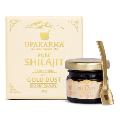 Upakarma Ayurveda Pure SJ Resin Form With Gold Dust TrueCure