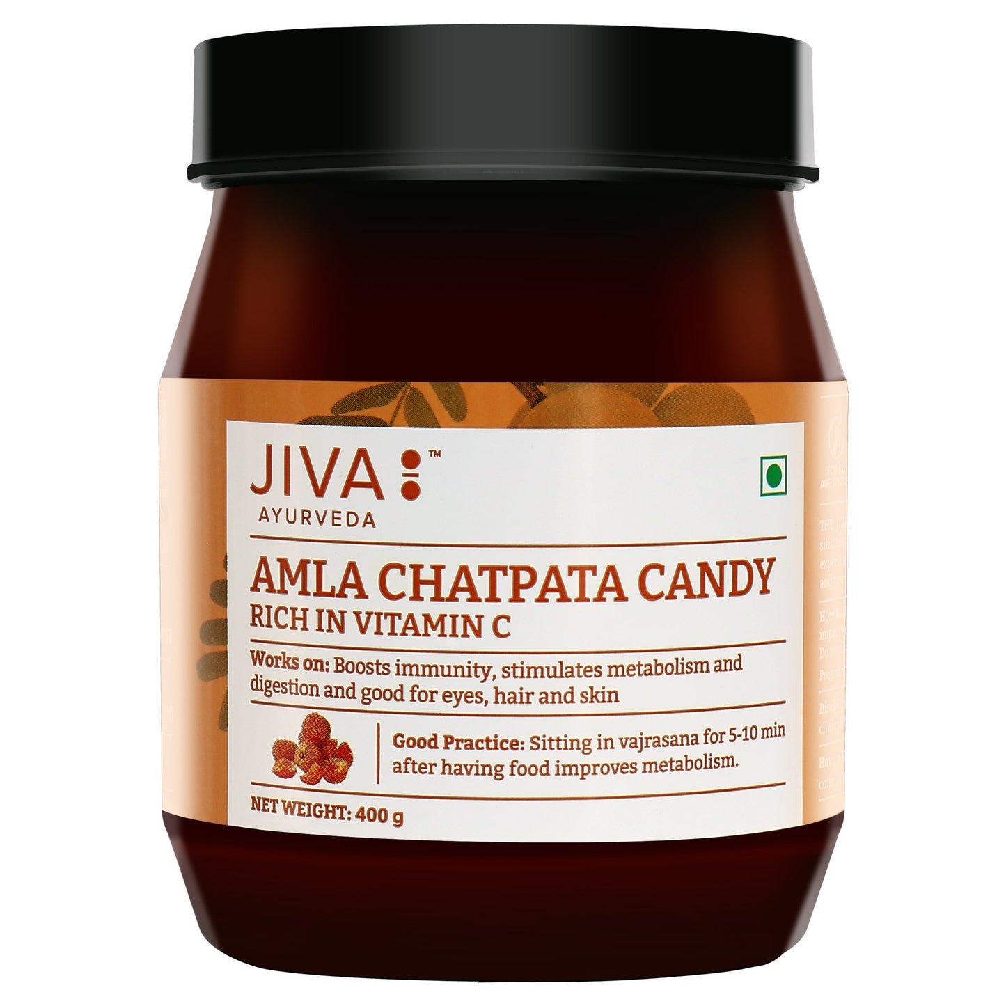 Jiva Ayurveda Chatpata Amla Candy  