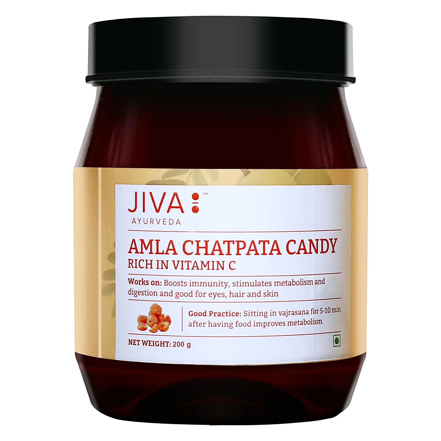 Jiva Ayurveda Chatpata Amla Candy  