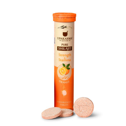 Upakarma Ayurveda Pure Sj Effervescent Tablets Orange TrueCure