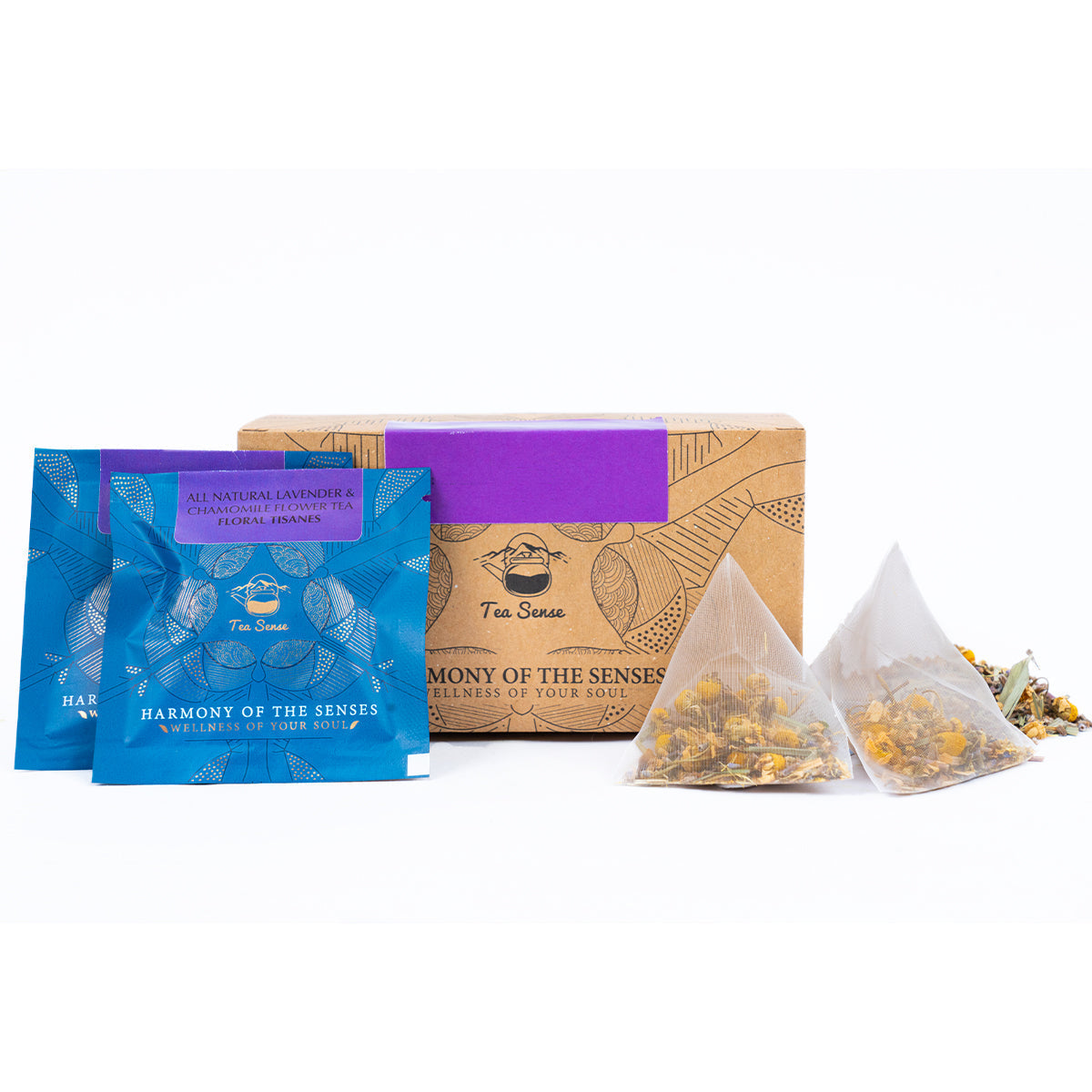 Tea Sense Lavender & Chamomile Tea Bags Box