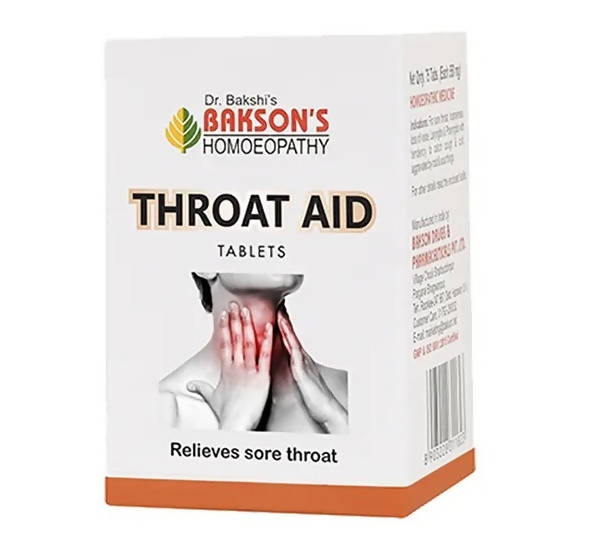 Bakson's Homeopathy Throat Aid Tablets