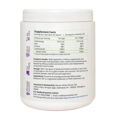 Nature's Velvet Advanced Prebiotics Powder