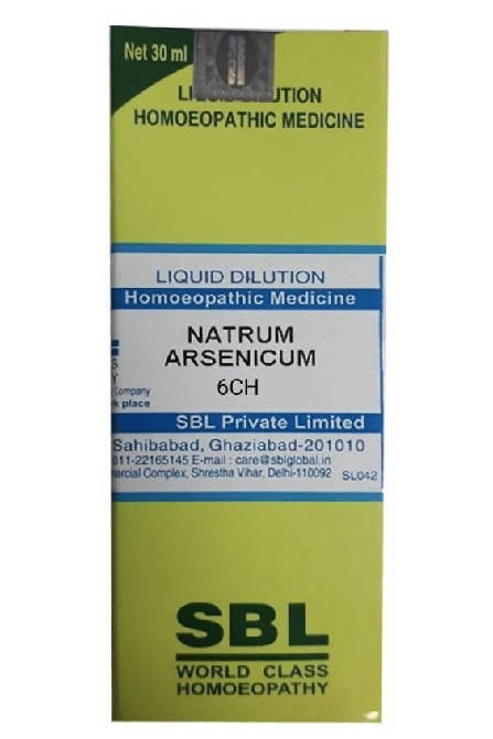 SBL Homeopathy Natrum Arsenicum Dilution