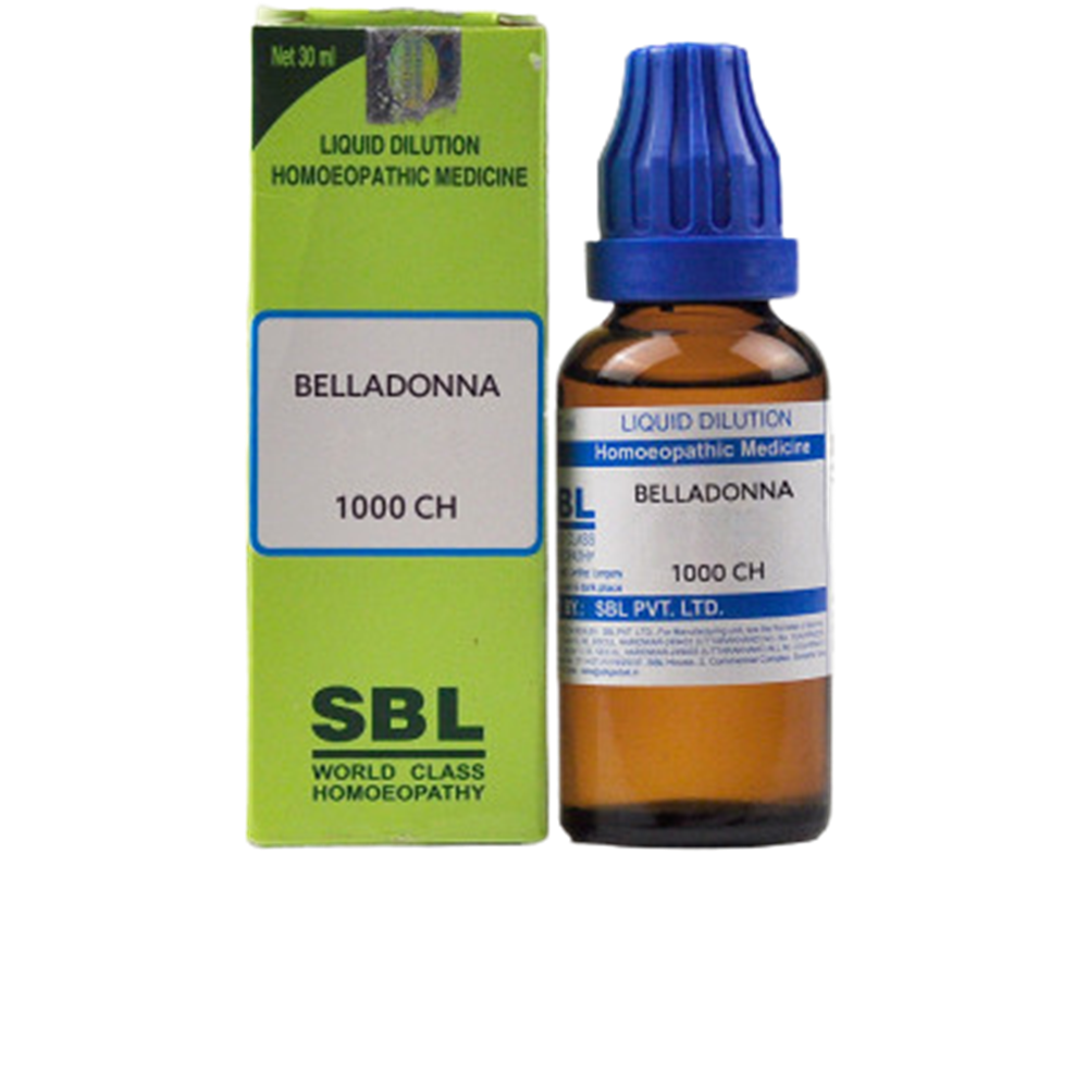 SBL Homeopathy Belladonna Dilution 1000 CH