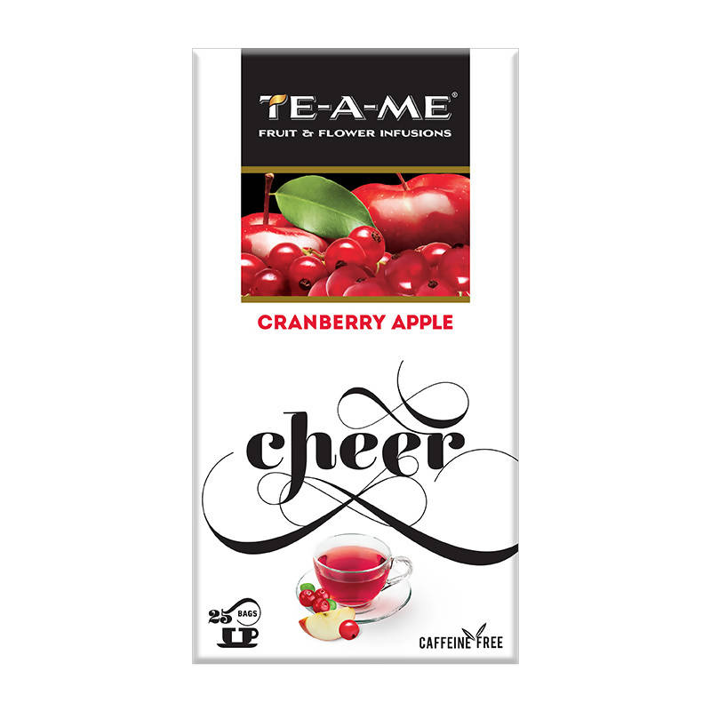 Teame Cranberry Apple Cheer Tea Bags TrueCure