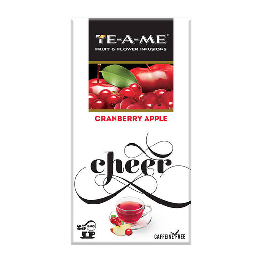 Teame Cranberry Apple Cheer Tea Bags TrueCure