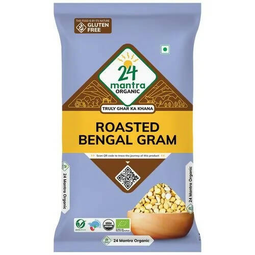 24 Mantra Organic Roasted Bengal Gram (Chana Dal) 