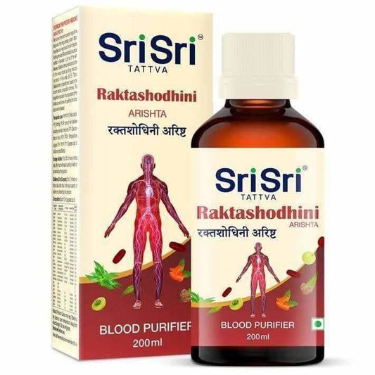 Sri Sri Tattva Raktashodhini Arishta Syrup Blood Purifier (200 ml)   