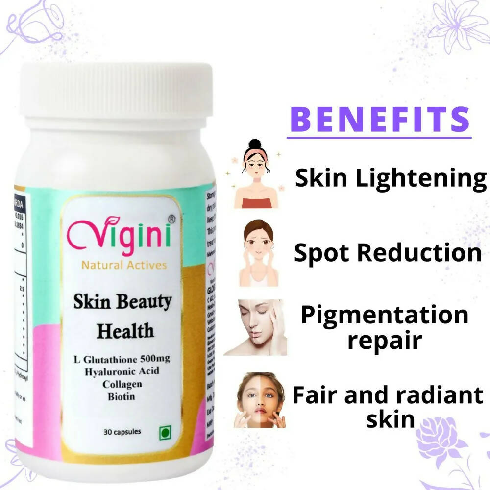 Vigini Natural Active Skin Beauty Health Capsules for Men Women