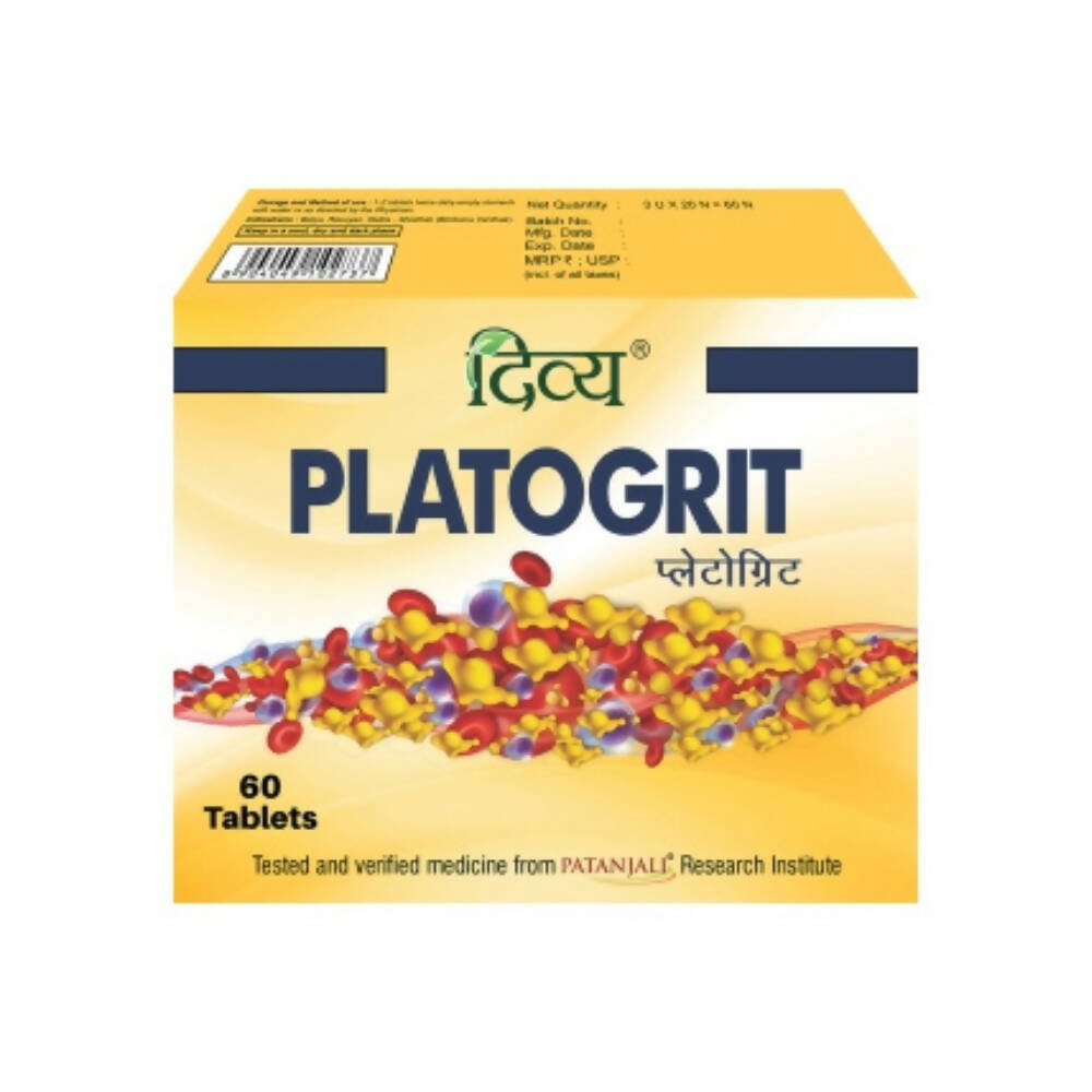 Patanjali Divya Platogrit Tablets 