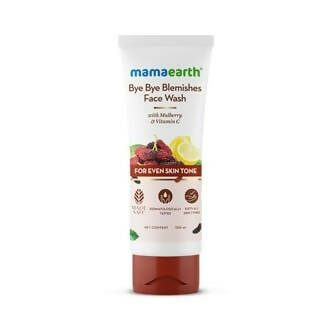 Mamaearth Bye Bye Blemishes Face Wash With Mulberry & Vitamin C For Even Skin Tone 