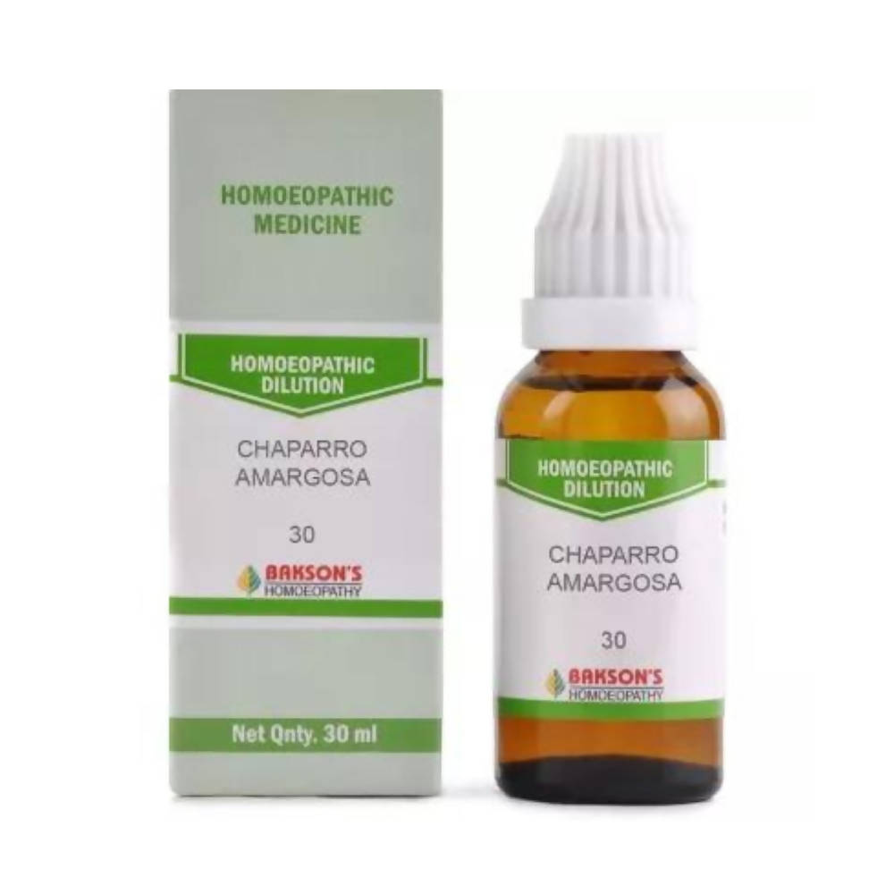 Bakson's Homeopathy Chaparro Amargosa Dilution 