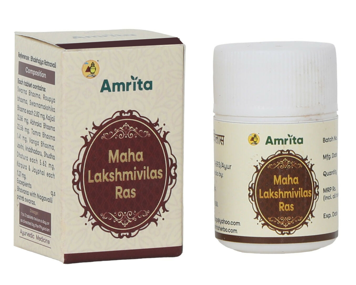 Amrita Maha Laxmivilas Ras Tablets