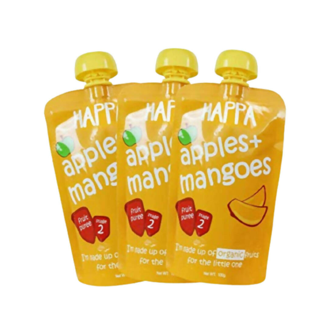 Happa Organic , Fruit Puree (Apple+Mango), Australia, Canada 