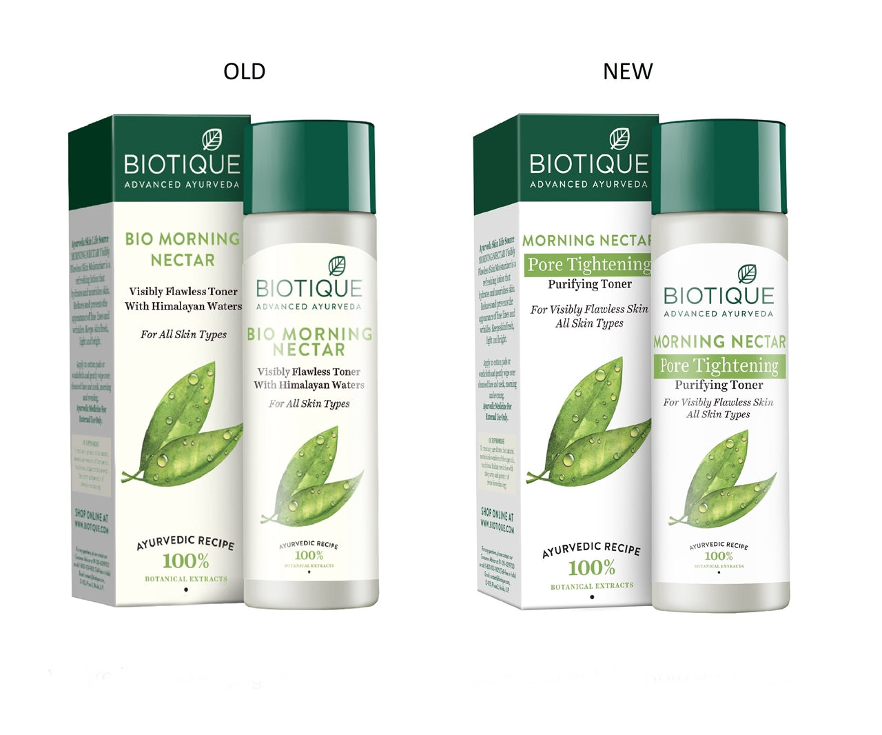 Biotique Advanced Ayurveda Bio Morning Nectar Visibly Flawless Toner