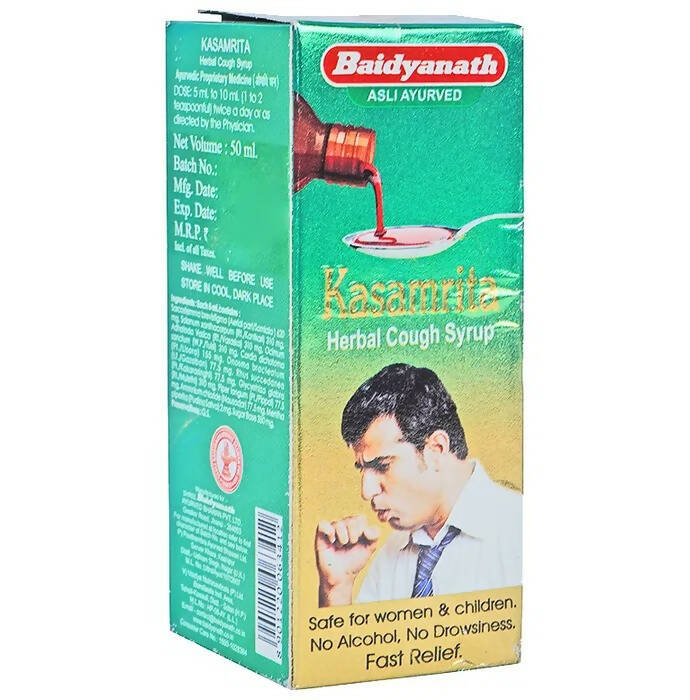 Baidyanath Jhansi Kasamrita Herbal Cough Syrup TrueCure