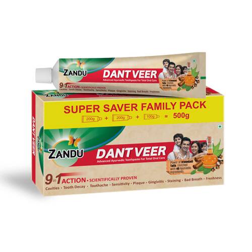 Zandu Dant Veer Toothpaste TrueCure