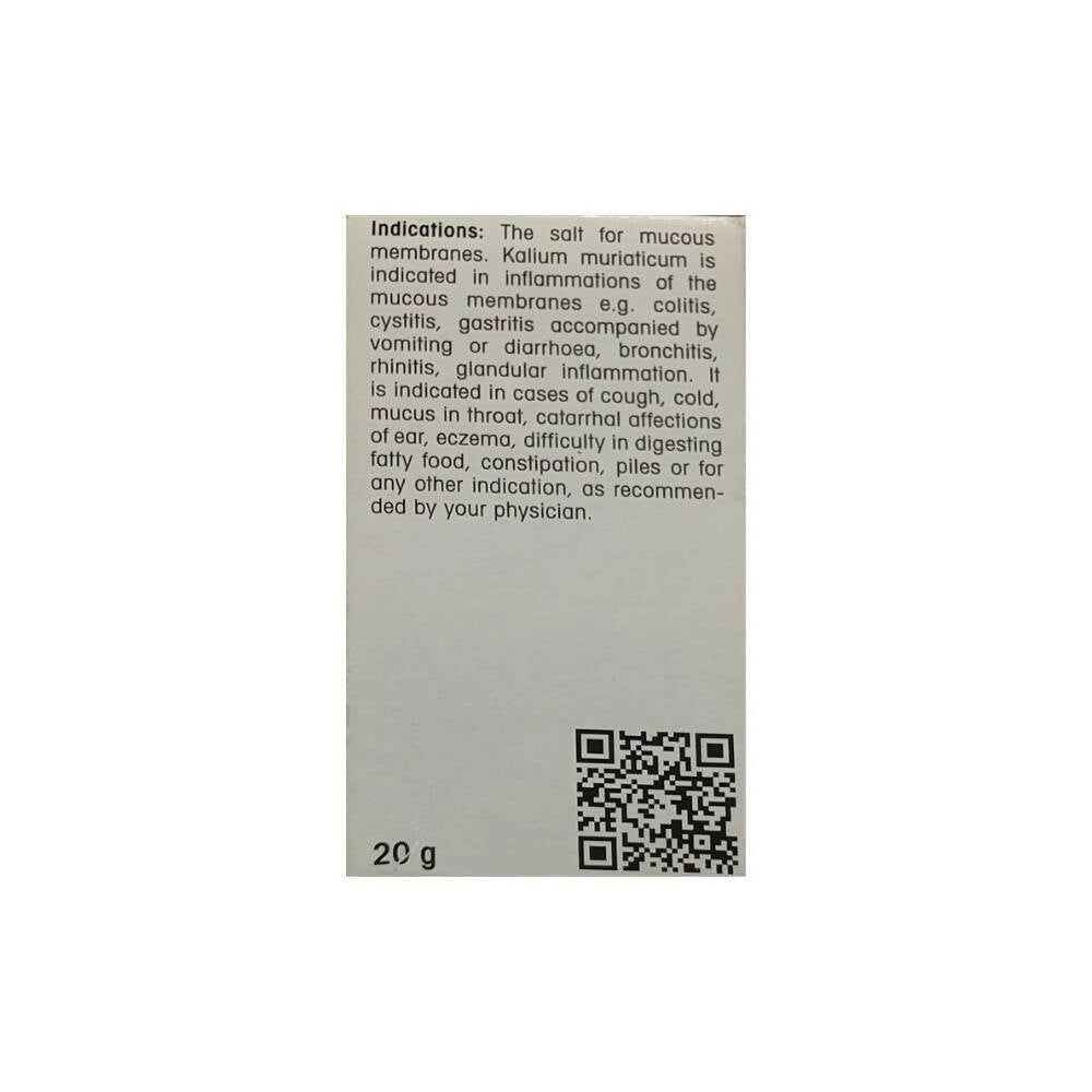 Dr. Reckeweg Kali Muriaticum 6X Tablets