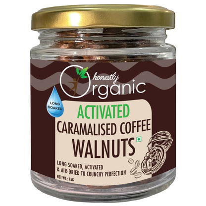 D-Alive Honestly Organic Activated Caramelised Coffee Walnuts 