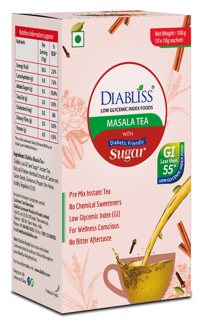 Diabliss Masala Tea With Herbal Extract Blend