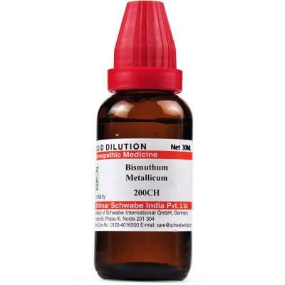 Dr Willmar Schwabe India Bismuthum Metallicum Dilution