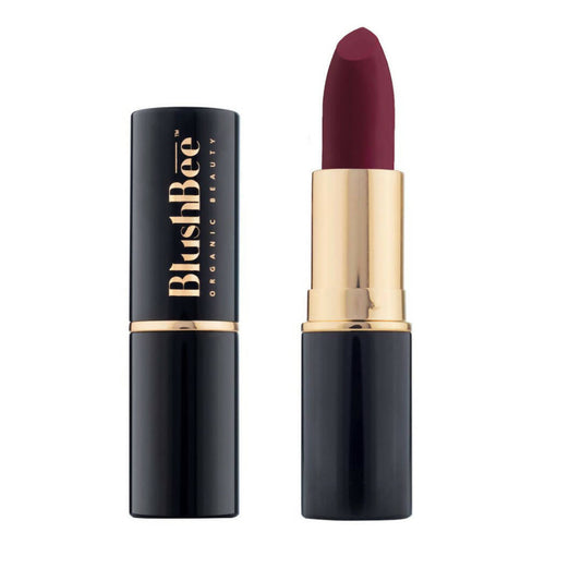 BlushBee Organic Beauty Lip Nourishing Vegan Lipstick Wine Waltz TrueCure