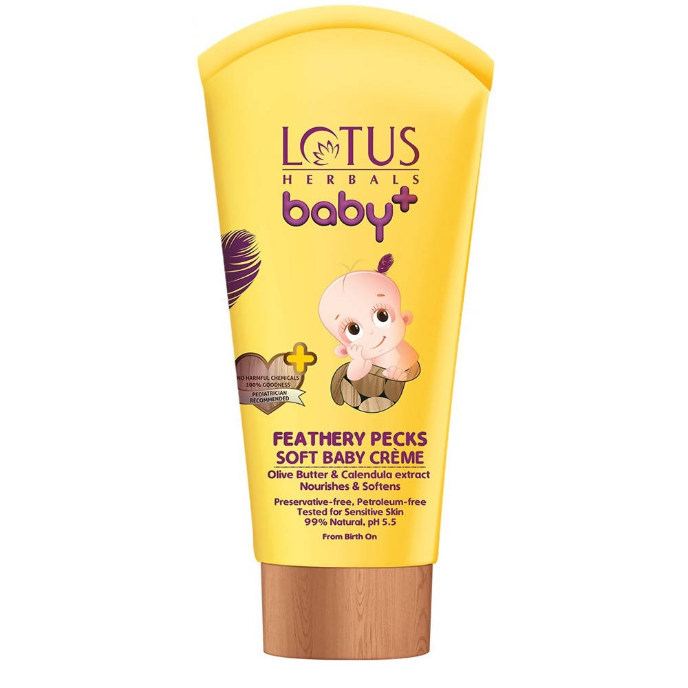 Lotus Herbals Baby+ Feathery Pecks Soft Baby Crme, Australia, Canada 