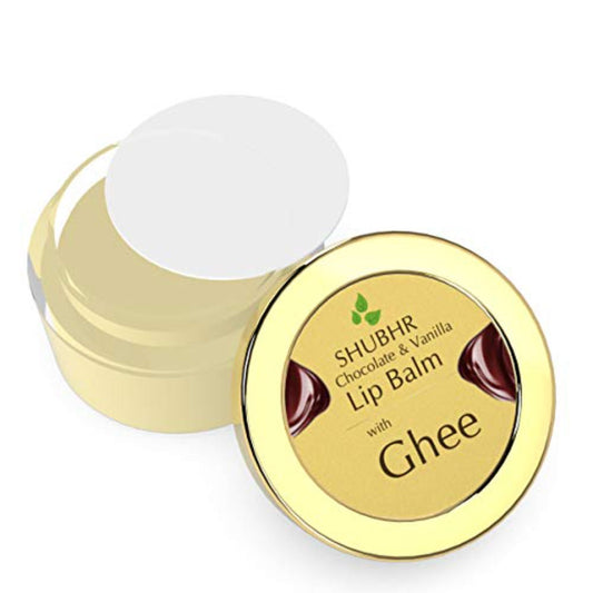 Blue Nectar Shubhr Chocolate & Vanilla Lip Balm with Ghee