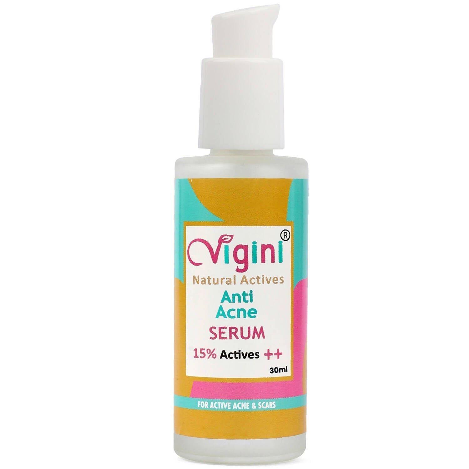 Vigini 15% Anti Acne Day Night Face Serum for Men Women Oily Skin TrueCureN